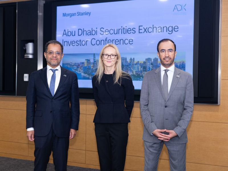 سوق أبوظبي للأوراق المالية يستقطب اهتمام المستثمرين العالميين خلال جولة ومؤتمر نيويورك بالتعاون مع مورجان ستانلي