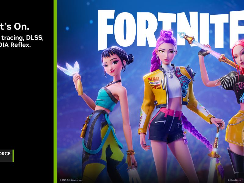 شخصيات Kpop Demon Hunters تنضم إلى لعبة Fortnite مع تقنيتي NVIDIA DLSS وReflex