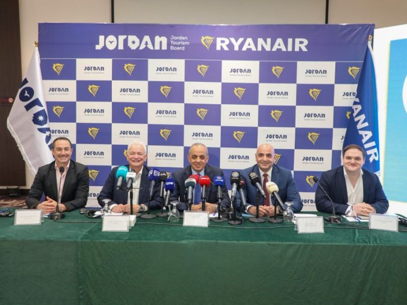 شركة "رايان إير" تطلق جدول رحلات شتوي موسّع إلى عمّان