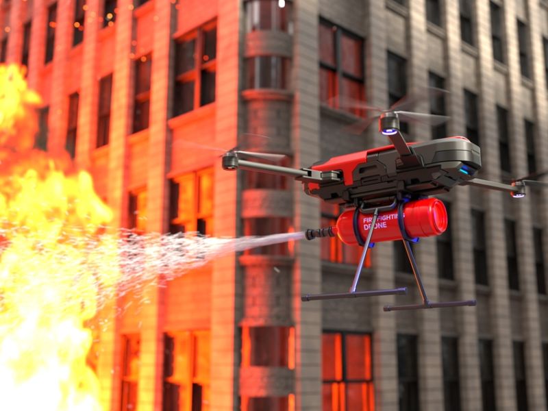 firefighting drone