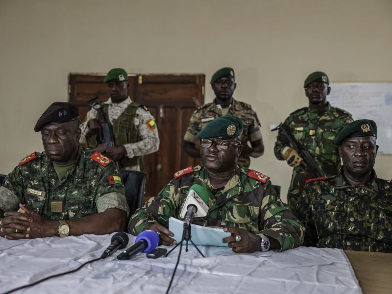 Guinea-Bissau military seizes power three days after elections, detains president