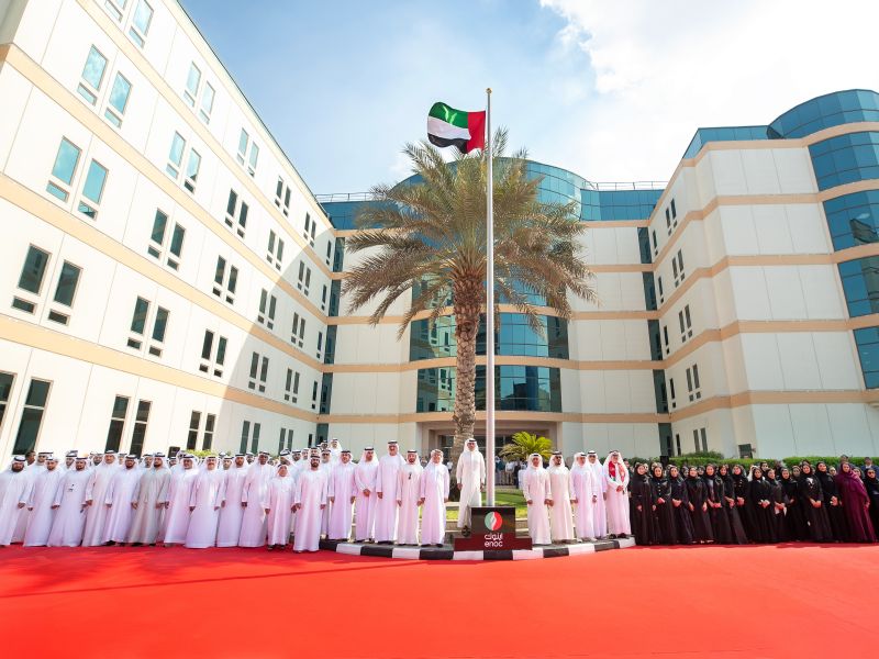 مجموعة اينوك تجدد الولاء لعلم دولة الإمارات في يوم العلم