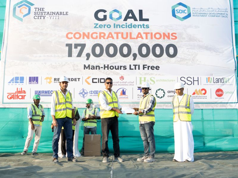  The Sustainable City – Yiti Achieves 17 Million Safe Working Hours Without Lost Time Injury