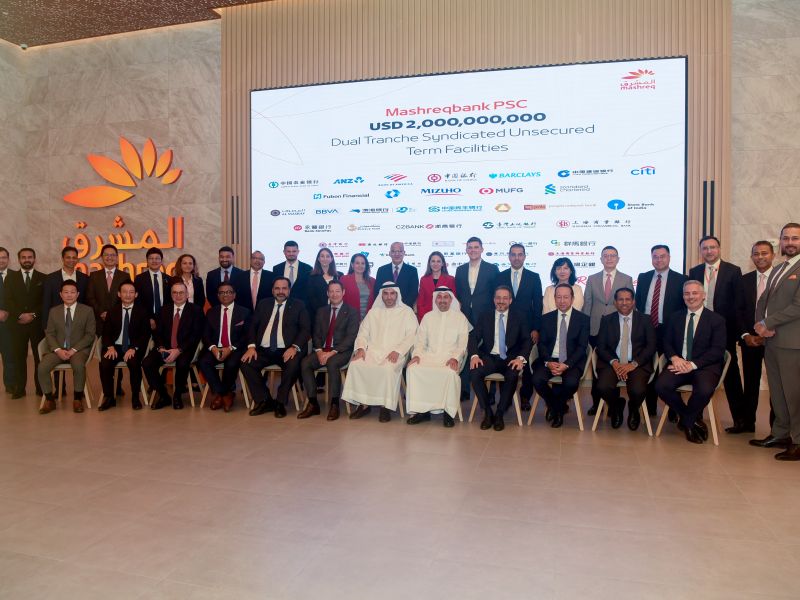Mashreq announces successful closing of its US$ 2 billion dual tranche syndicated term loan facilities