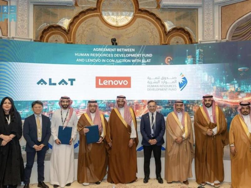 Lenovo Launches Talent Program to Train Saudi Graduates in Smart Manufacturing, in Partnership with the Human Resources Development Fund, the Ministry of Industry and Mineral Resources, and Alat 
