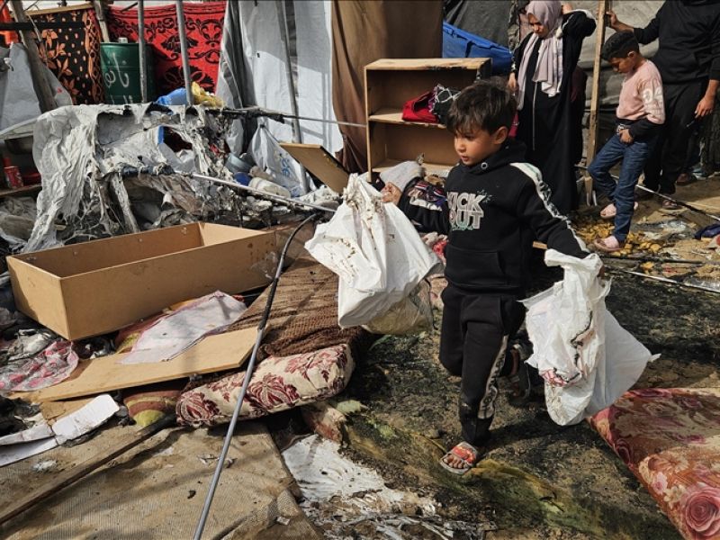 حرائق في خيام النازحين