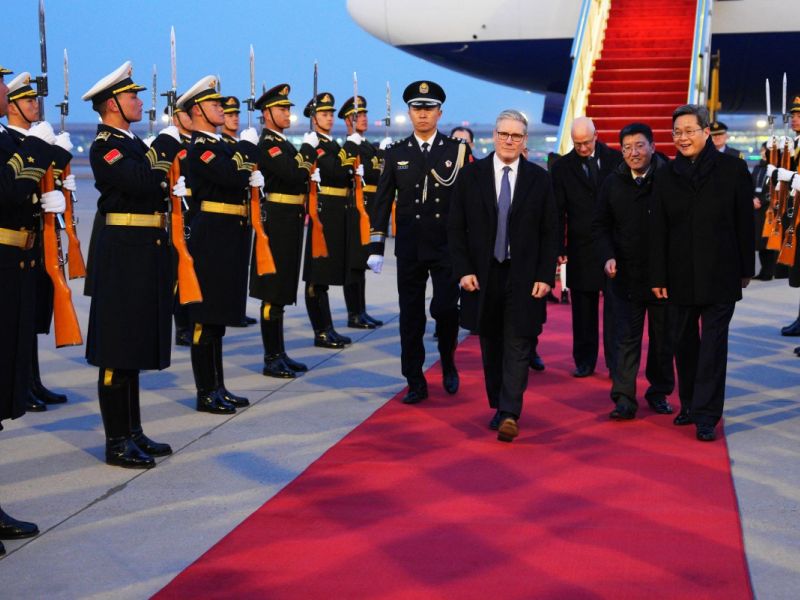 Starmer visits Beijing for first UK-China summit in eight years 