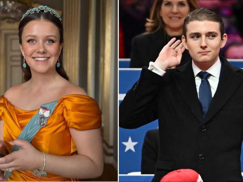 Princess Isabella of Denmark and Barron Trump