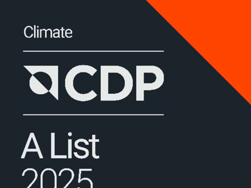 Canon included in CDP 2025 climate A List 