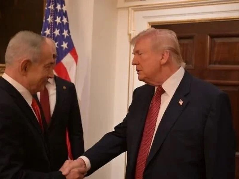 اللقاء الأخير بين ترامب ونتنياهو