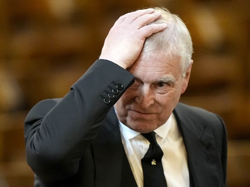 former Prince Andrew