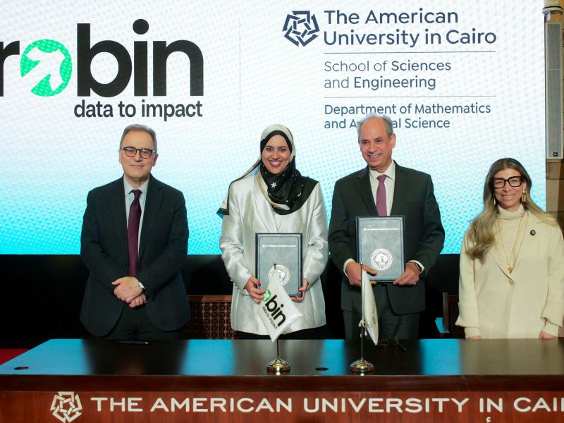 AUC and Robin Collaborate to Develop Egypt’s Next Generation of Data Science Talent