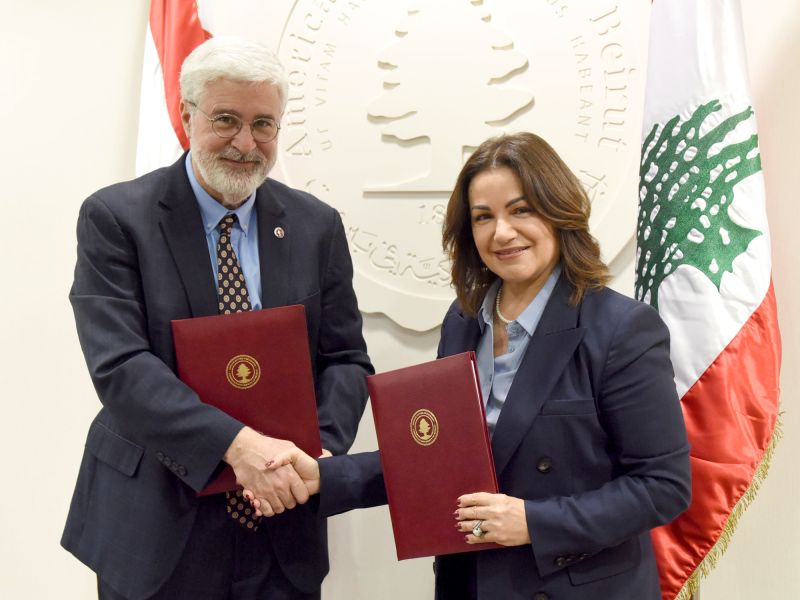 Ministry of Social Affairs and AUB Sign MoU to Strengthen Lebanon’s Social Development Sector