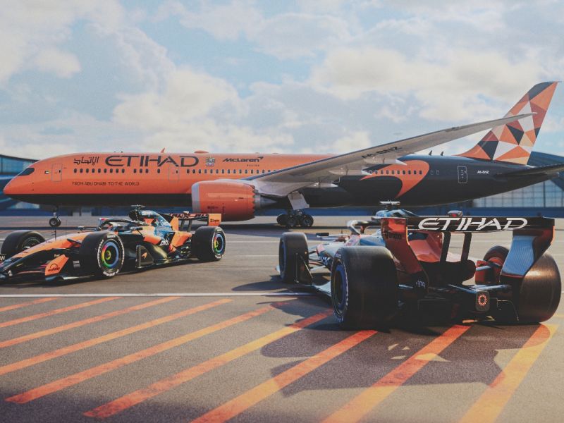 ماكلارين للسباقات تعلن عن الاتحاد للطيران شريكاً رسمياً