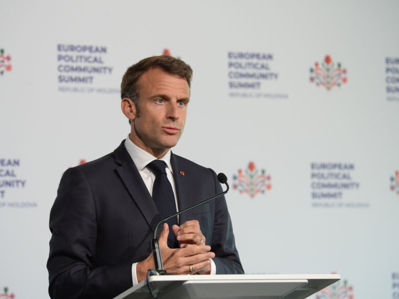 الرئيس الفرنسي إيمانويل ماكرون(shutterstock)