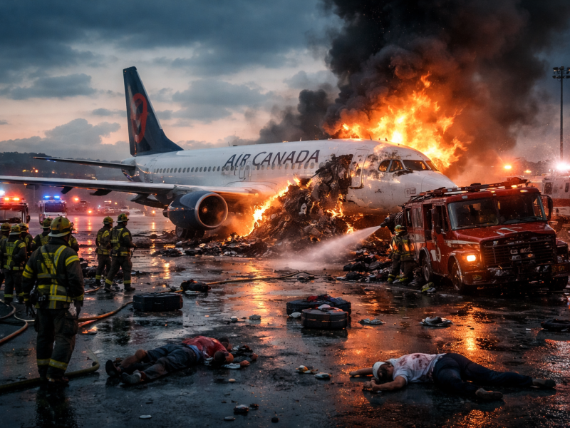 حادث الاصطدام في مطار لاغارديا