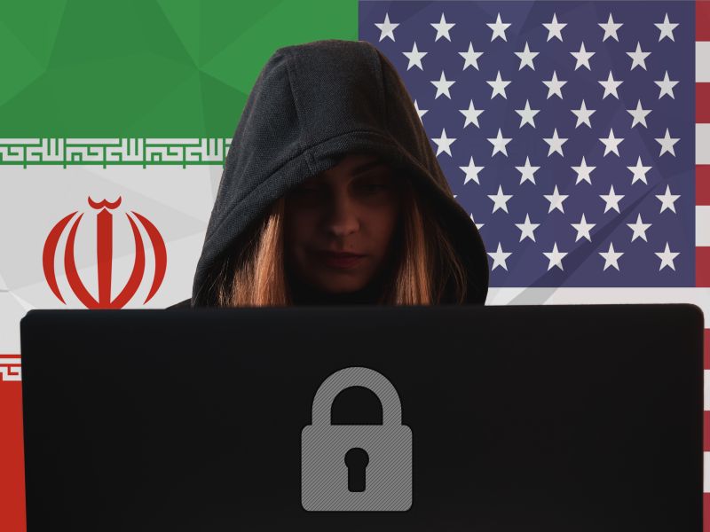 Woman hacker data breach Iran vs U.S.A cyber war