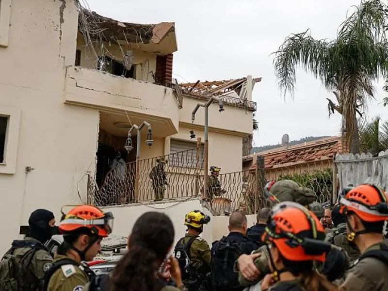 سقوط صاروخ في إسرائيل