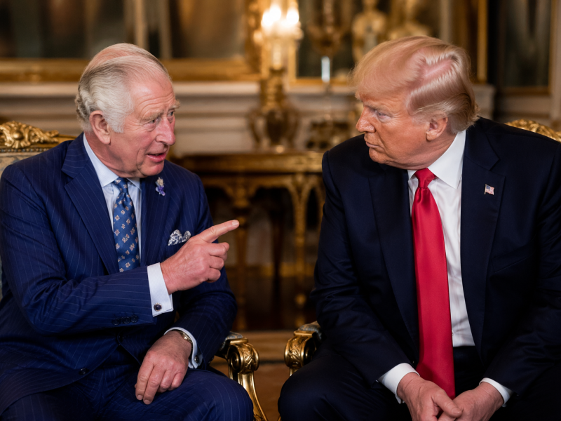  الملك تشارلز الثالث.. للرئيس الأمريكي دونالد ترامب: حديثًا غير تقليدي