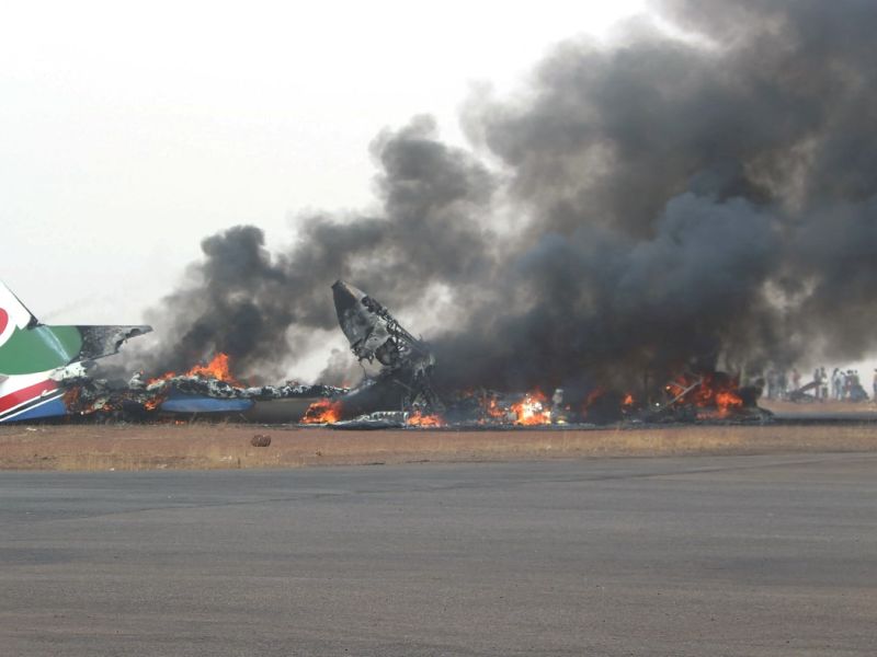 14 killed in a plane crash near South Sudan’s capital Juba