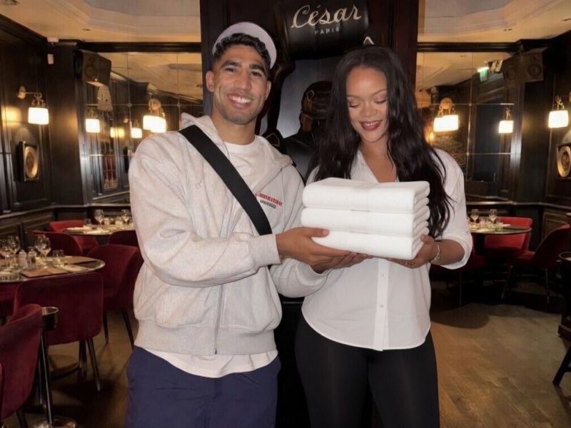 أشرف حكيمي وريهانا