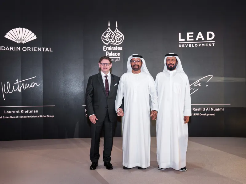Emirates Palace Company, LEAD Development, and Mandarin Oriental Hotel Group Introduce Emirates Palace, Mandarin Oriental Mansions, Abu Dhabi