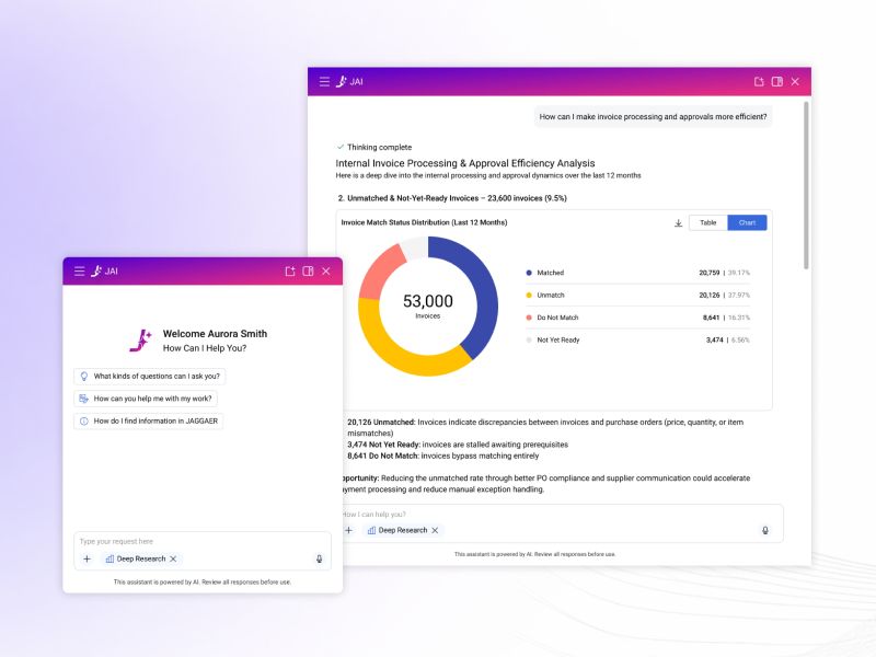 JAGGAER Launches JAI: The AI Assistant That Helps Companies Buy Smarter