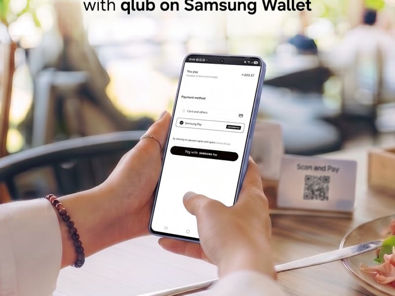 خدمة Samsung Wallet متاحة الآن عبر qlub لتجربة دفع أسرع وأكثر سلاسة في المطاعم