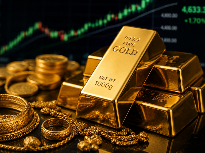 الذهب يرتفع بأكثر من 1% بدعم من ضعف الدولار