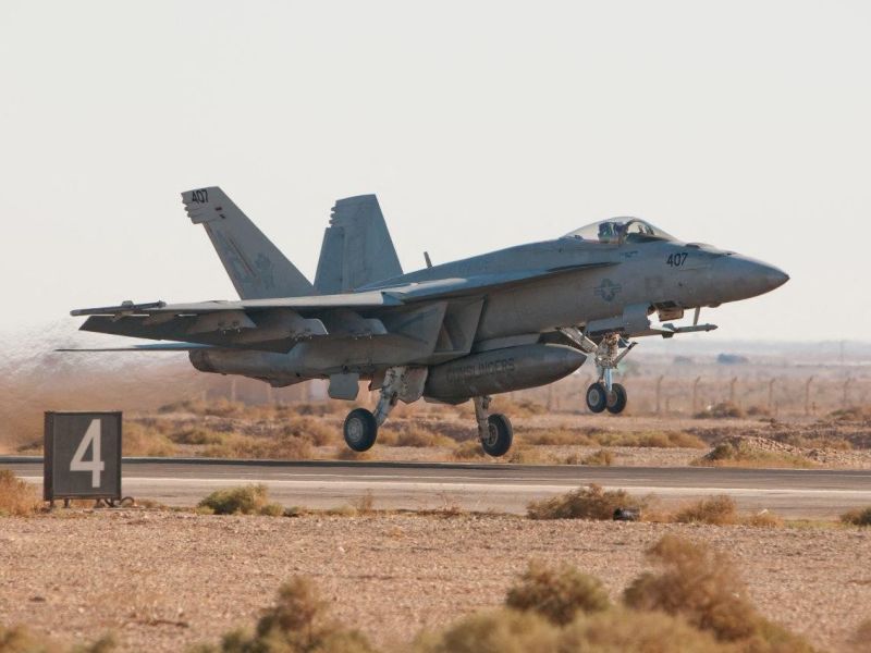 US Navy Plane in Jordan