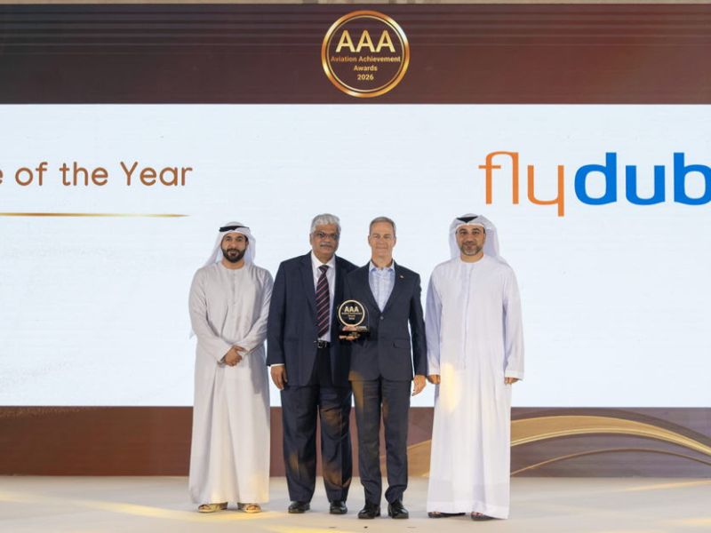 flydubai secures three wins at the Aviation Achievement Awards 2026