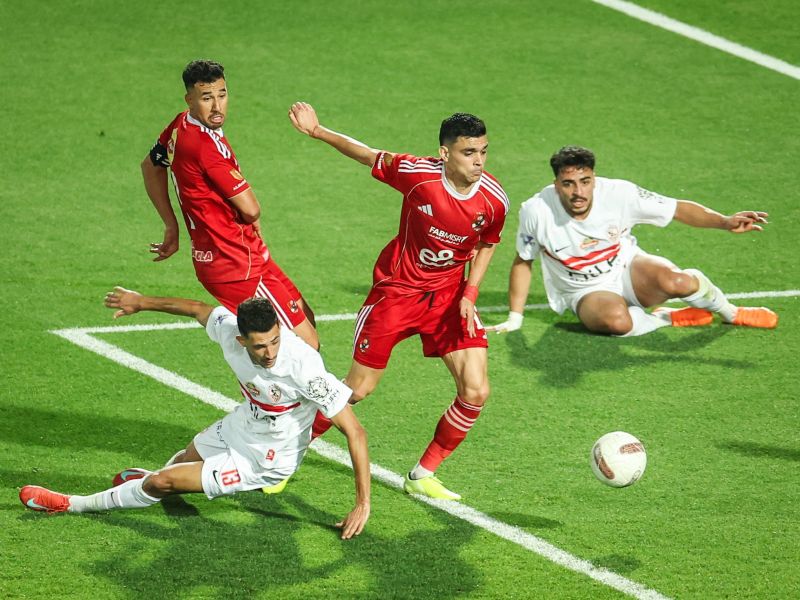 مباراة الأهلي والزمالك (الحساب الرسمي للنادي الأهلي المصري عبر إكس)