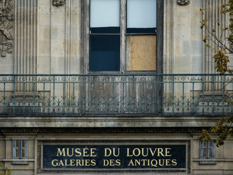 Balcony window of the Louvre