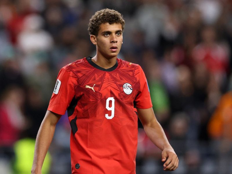 حمزة عبدالكريم مع منتخب مصر خلال منافسات كأس العالم 2026