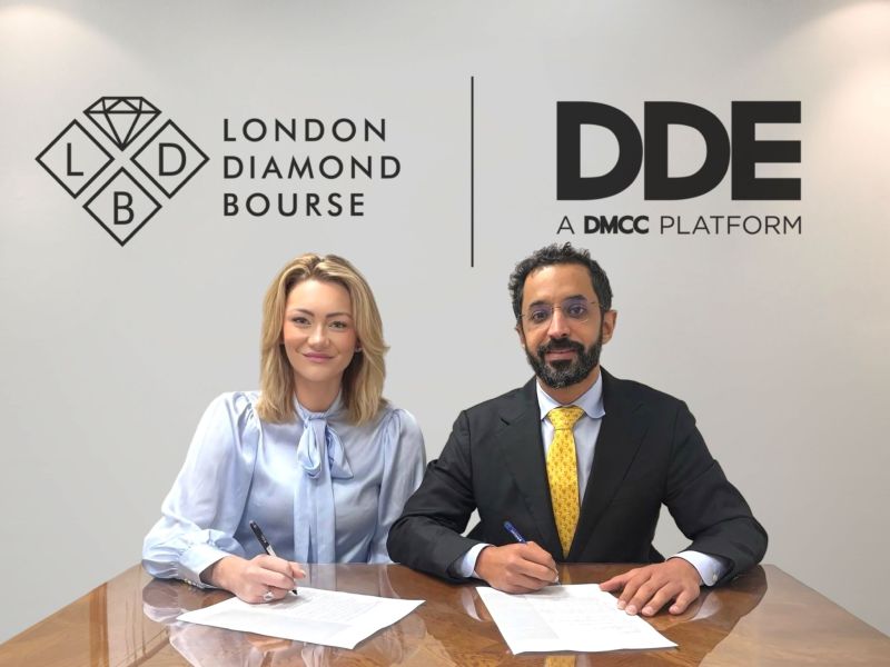 DMCC's Dubai Diamond Exchange and London Diamond Bourse Sign Memorandum of Understanding to Strengthen Global Diamond Trade