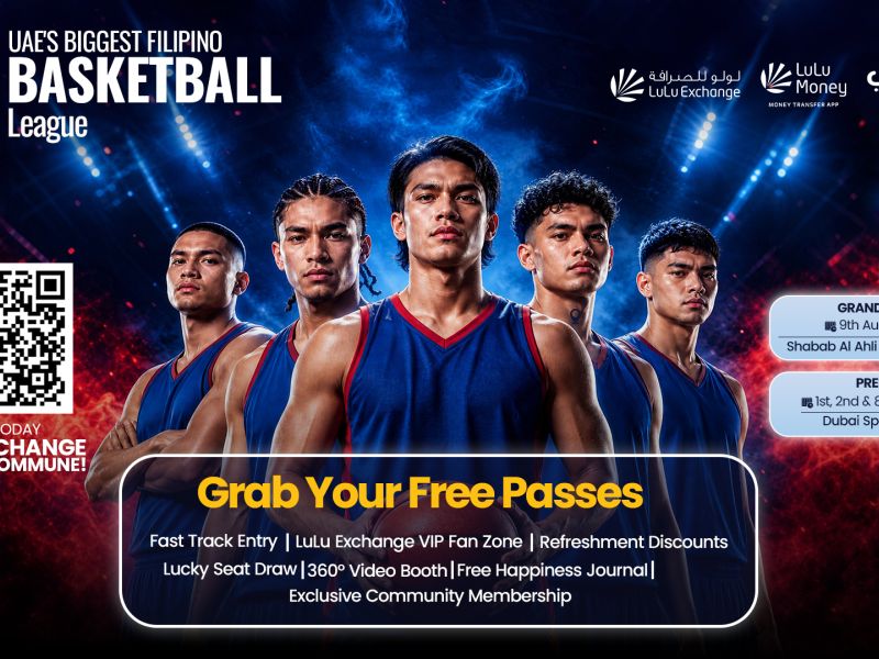 LuLu Exchange and Dubai Sports Council Launch the UAE's Biggest Filipino Basketball League