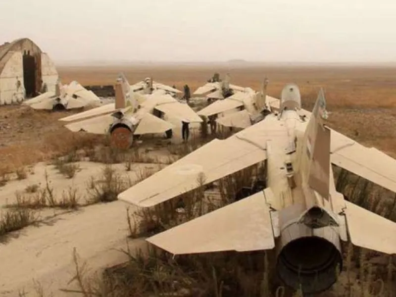 Abu Duhur military airport in Syria (AFP)