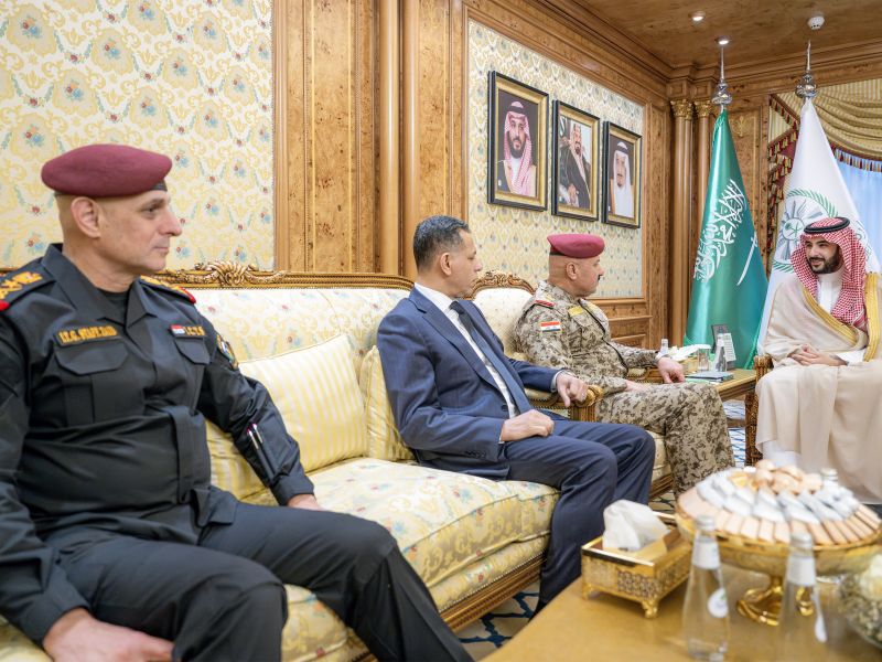 Saudi defense minister meets Iraqi security officials amid regional tensions