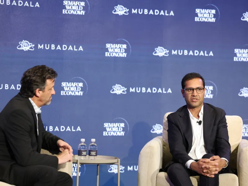 Vishal Garg speaking on stage