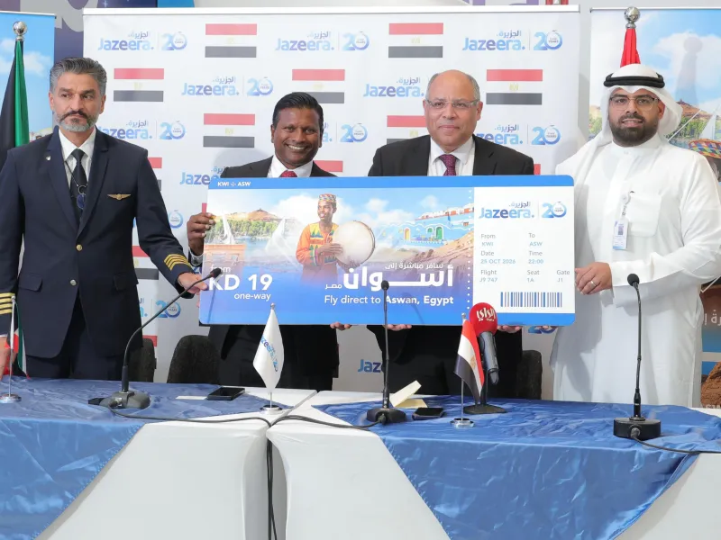 طيران الجزيرة توسّع شبكة وجهاتها في مصر وتطلق رحلات مباشرة إلى أسوان
