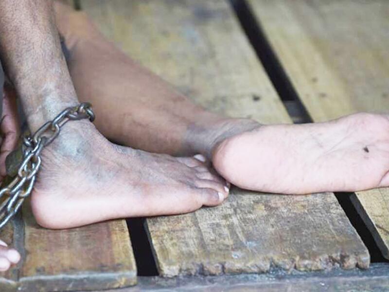 Chained boy to bed to prevent from taking the narcotic (AFP/File Photo)