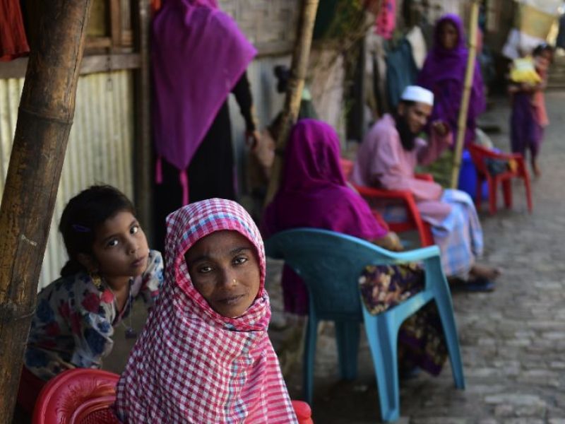 Since Aug. 25 more than 617,000 Rohingya refugees have arrived in Cox’s Bazar, Bangladesh (AFP/File)