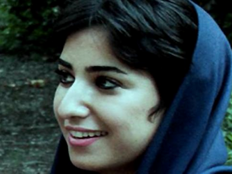 Iranian cartoonist Atena Farghadani, 29, was jailed earlier this year for posting a political comic on her Facebook page. (Twitter) 