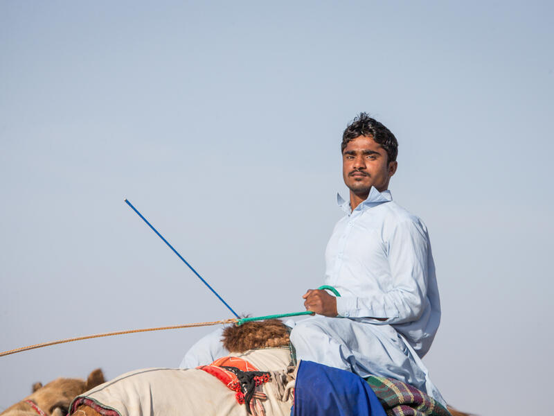 Man riding a camel (Shutterstock/File Photo)