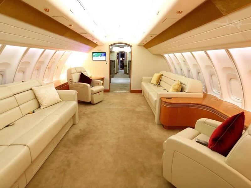 Inside Boeing 747-8i. (Facebook)