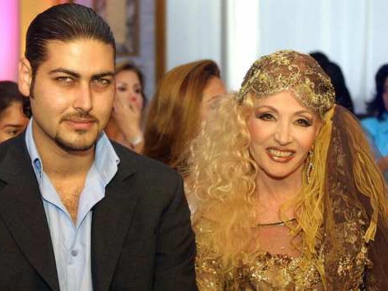 الفنانة الراحلة صباح الشحرورة و عارض الأزياء  فادي لبنان حيث كان أصغر منها بـ 25 عامًا