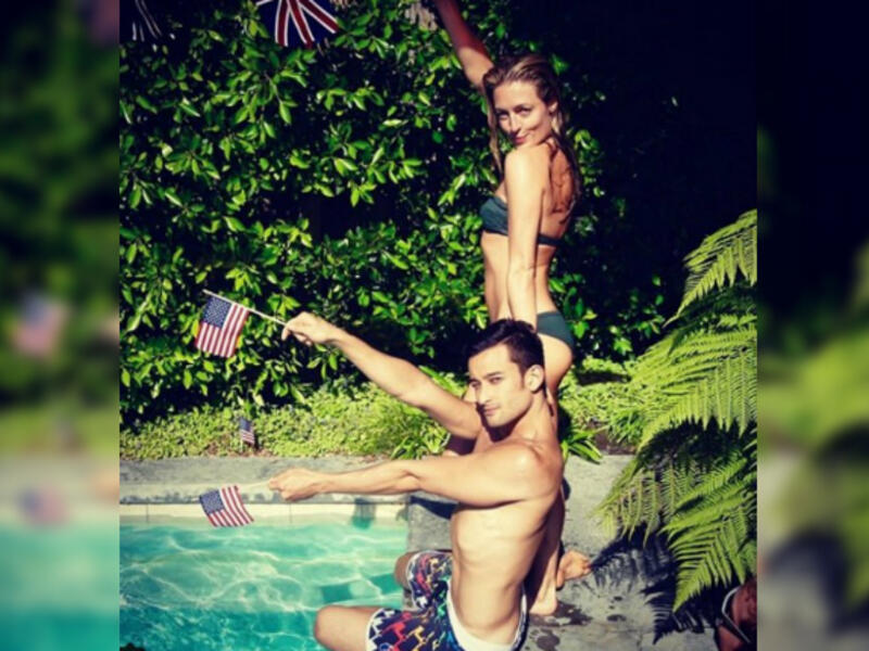 Weighing: Cat Deeley has weighted in on the US midterm elections and urged her American social media followers to get out and vote (Source: Cat Deeley - Instagram)