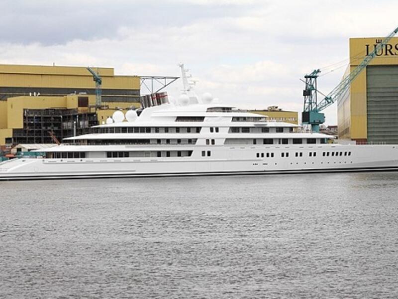 1. Azzam - Khalifa bin Zayed Al Nahyan

The number 1 spot! But not only is the 180m Azzam the largest superyacht owned by an Arab, it is also the largest superyacht in the world overall! It is owned by Khalifa bin Zayed Al Nahyan, the President of the UAE. It is thought to have cost $600 million to build.
(Wikipedia - Creative Commons)
