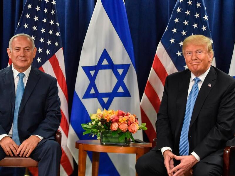 US President Donald Trump meets Israeli Prime Minister Benjamin Netanyahu. (AFP/File)

