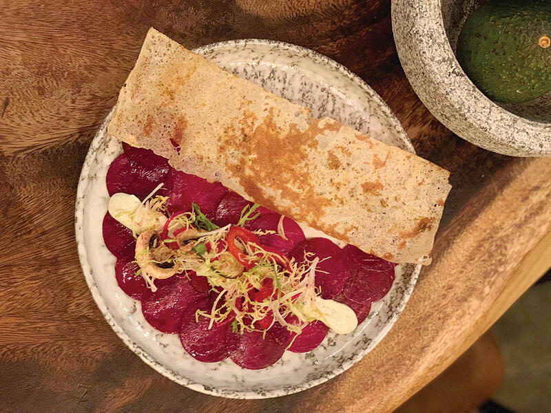 A dish prepared by Kuwaiti chef Ahmad Al-Bader. (Kuwait Times)